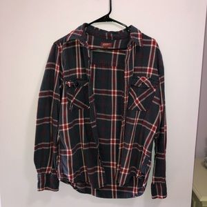 Arizona Jean Company Flannel Shirt Size Large